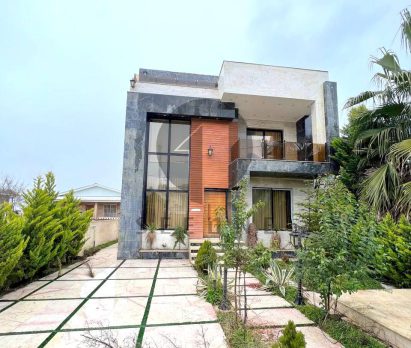 ویلا فول فرنیش نما مدرن در چمستان